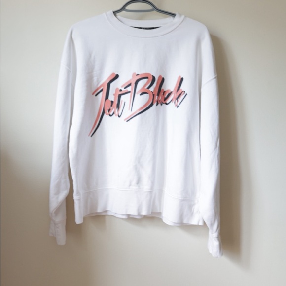 Juicy Couture White and Pink Crew Neck Sweater - Picture 3 of 5
